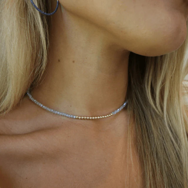 Free Spirit Necklace in Pale Blue