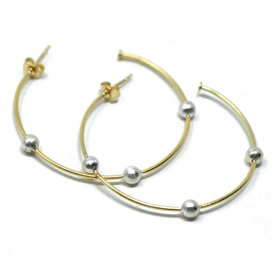 Hoop No. 16 Small Gold with Sterling