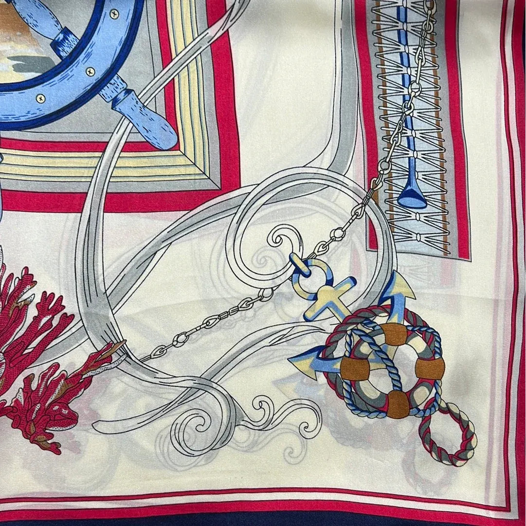 Anchor Scarf - Marj & Lizzie