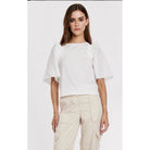 janita top another love white