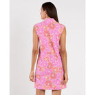 Jude Connally Kristen Dress in a stylish, flowy design with a colorful pattern, perfect for casual or summer wear.
