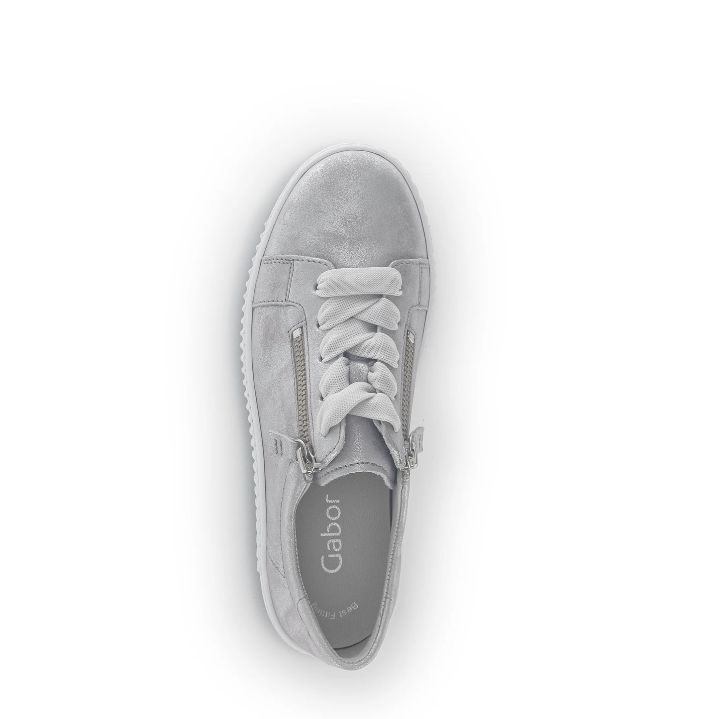 Eclisse Metallic Double-Zip Sneaker