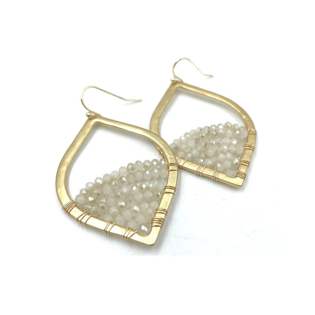 Stargaze Earring in Pale Champagne - Marj & Lizzie