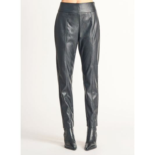 Lisa Slim Faux Leather Pant