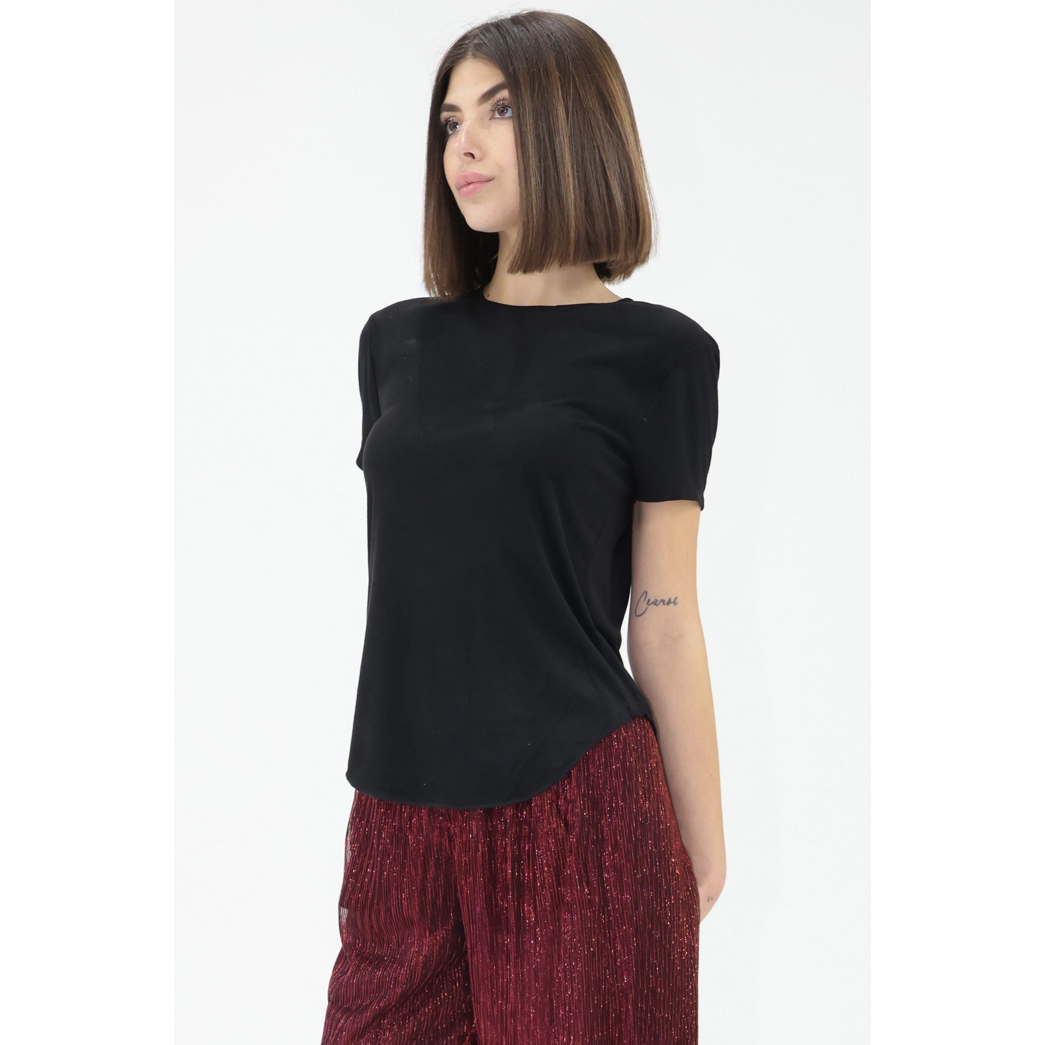 Elaina Top Black - Marj & Lizzie
