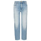 Pair of Rachael high-rise jeans by Kut from the Kloth, showing the classic denim bottoms with a fitted waist and straight-leg style.