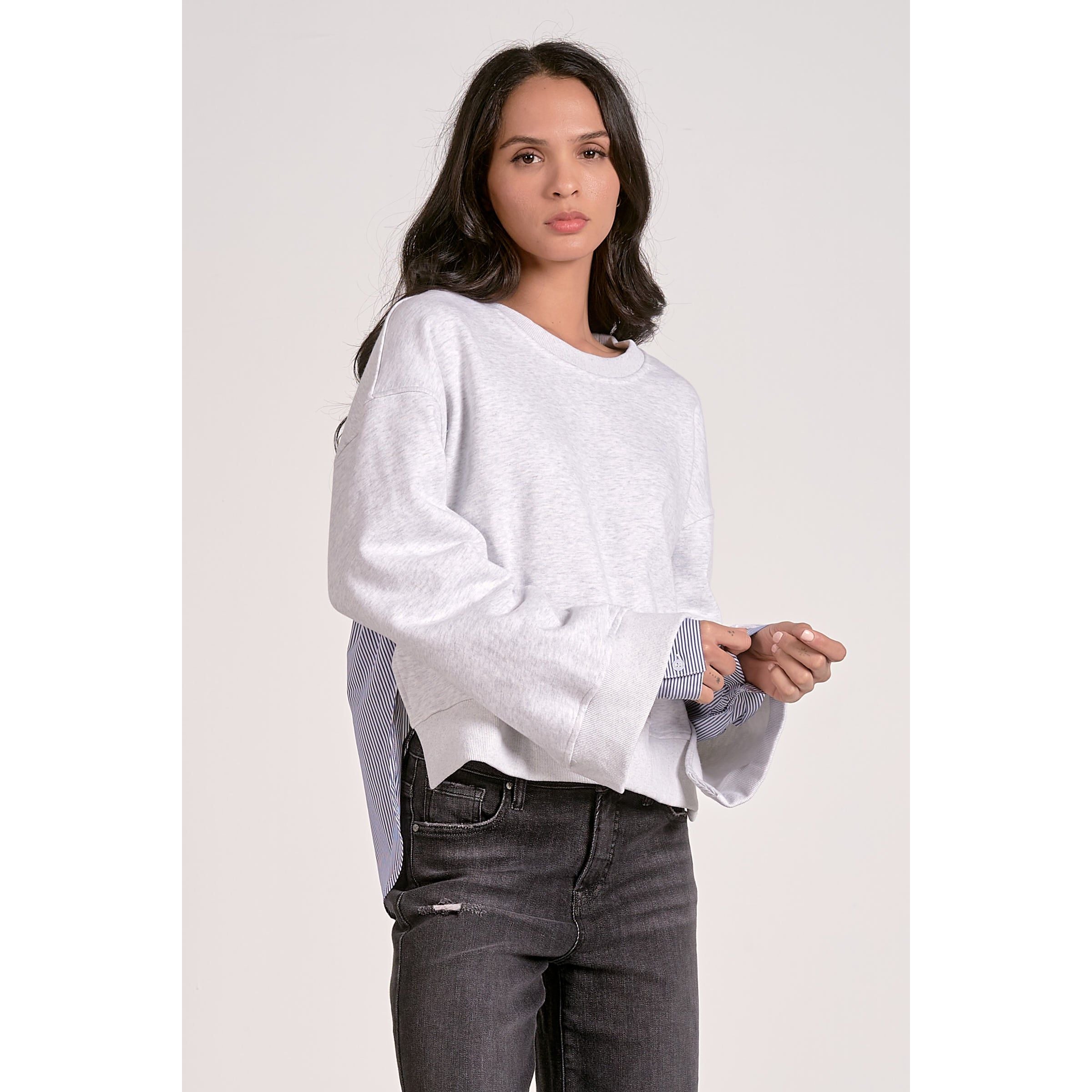 Elan, tops, top, sweatshirt, FT11499, Kiki top