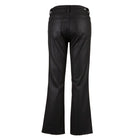Kelsey High Rise Ankle Flare in Coated Black - Marj & Lizzie