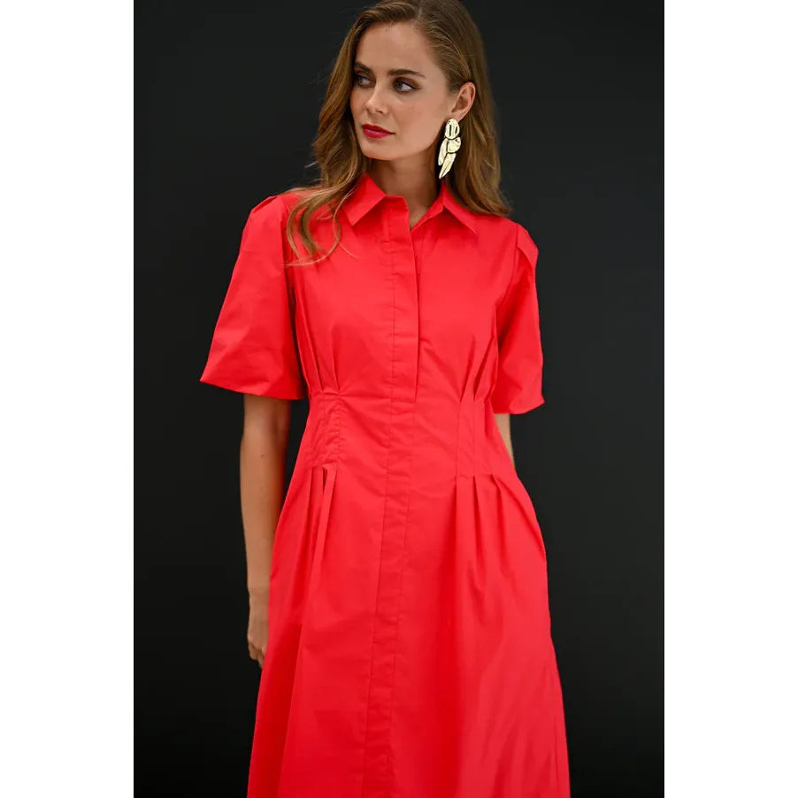 Axel Dress in Red - Marj & Lizzie