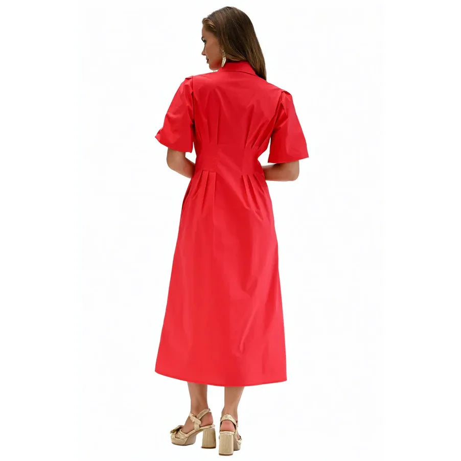 Axel Dress in Red - Marj & Lizzie