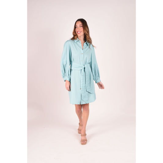 Oxford Dress Aqua Haze